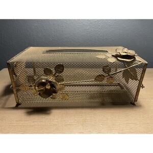Vintage Metal Kleenex Cover Tissue Dispenser Rare